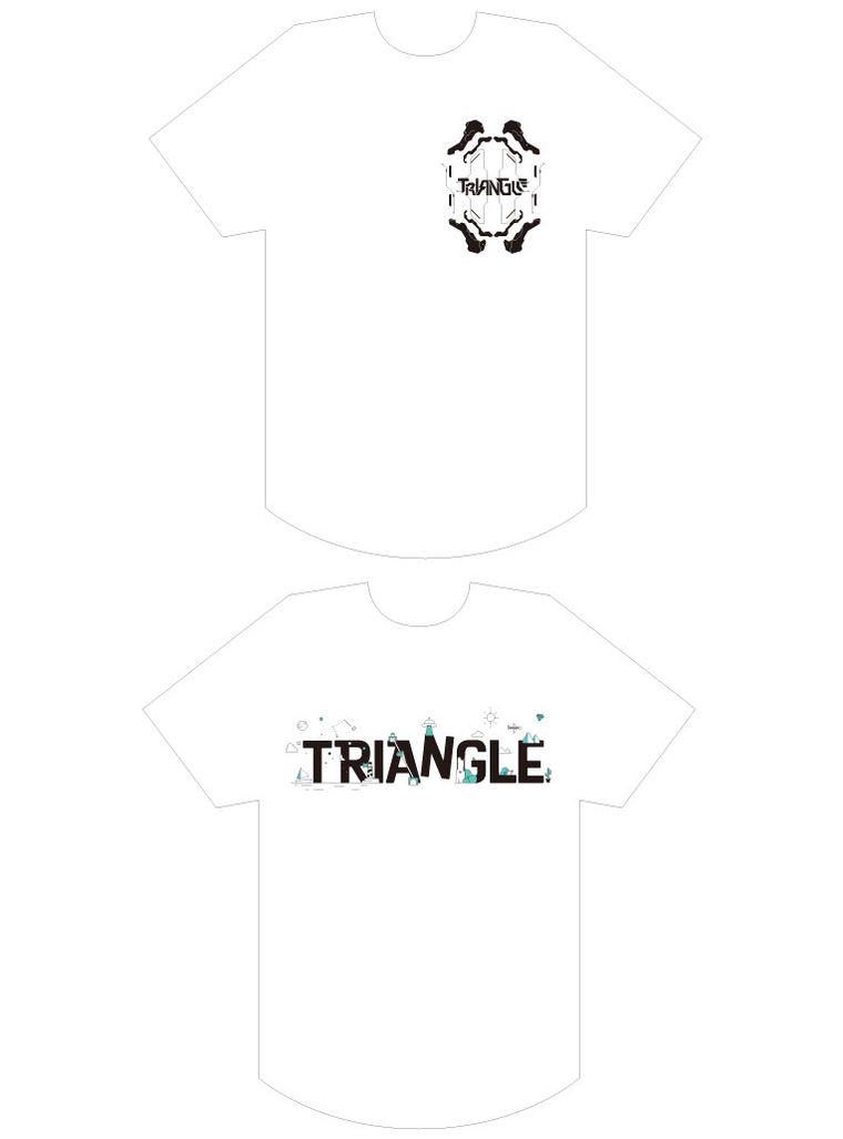 野外音楽フェス「TRIANGLE 22」Tシャツデザイン